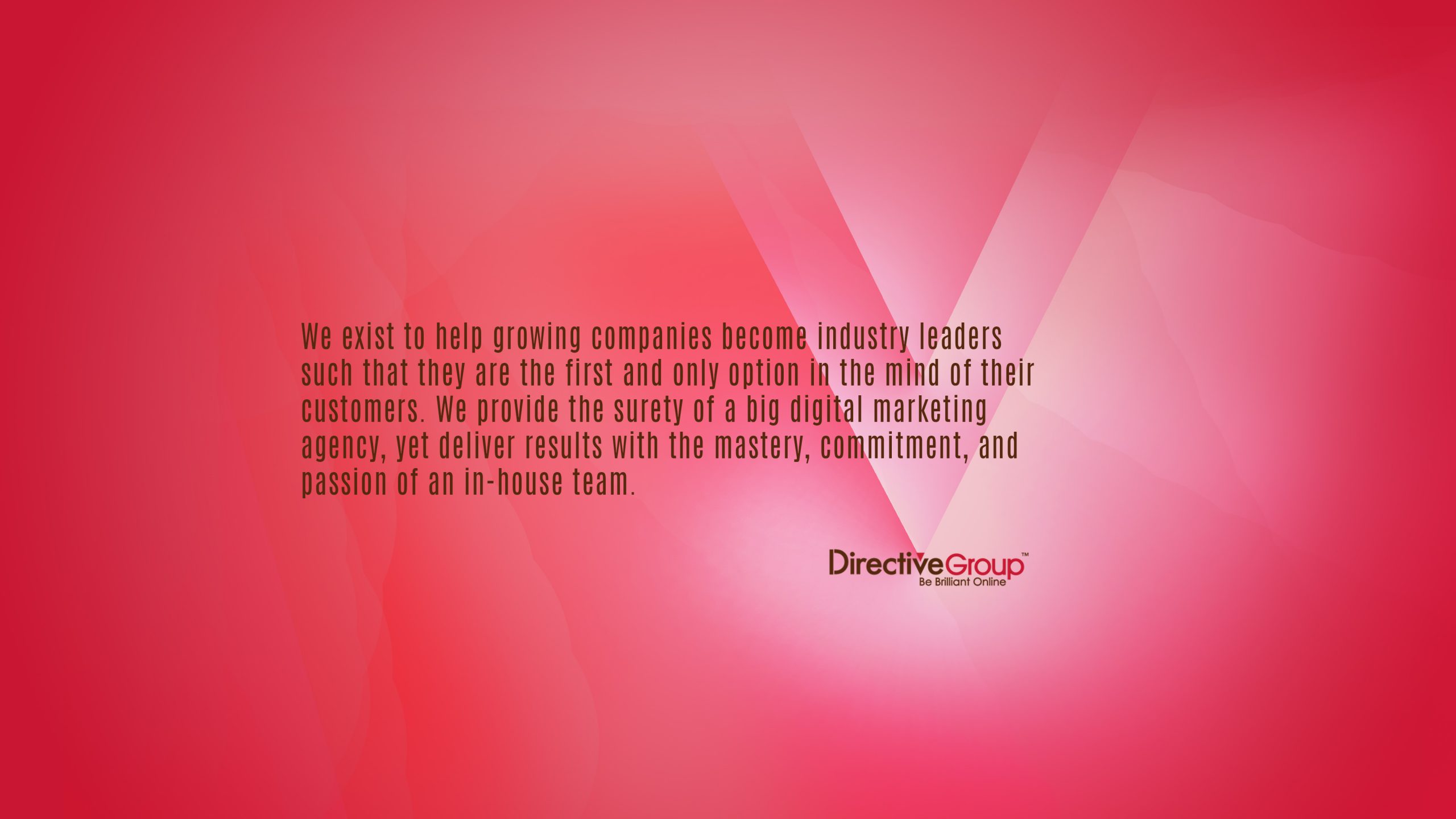 DirectiveGroup’s Why